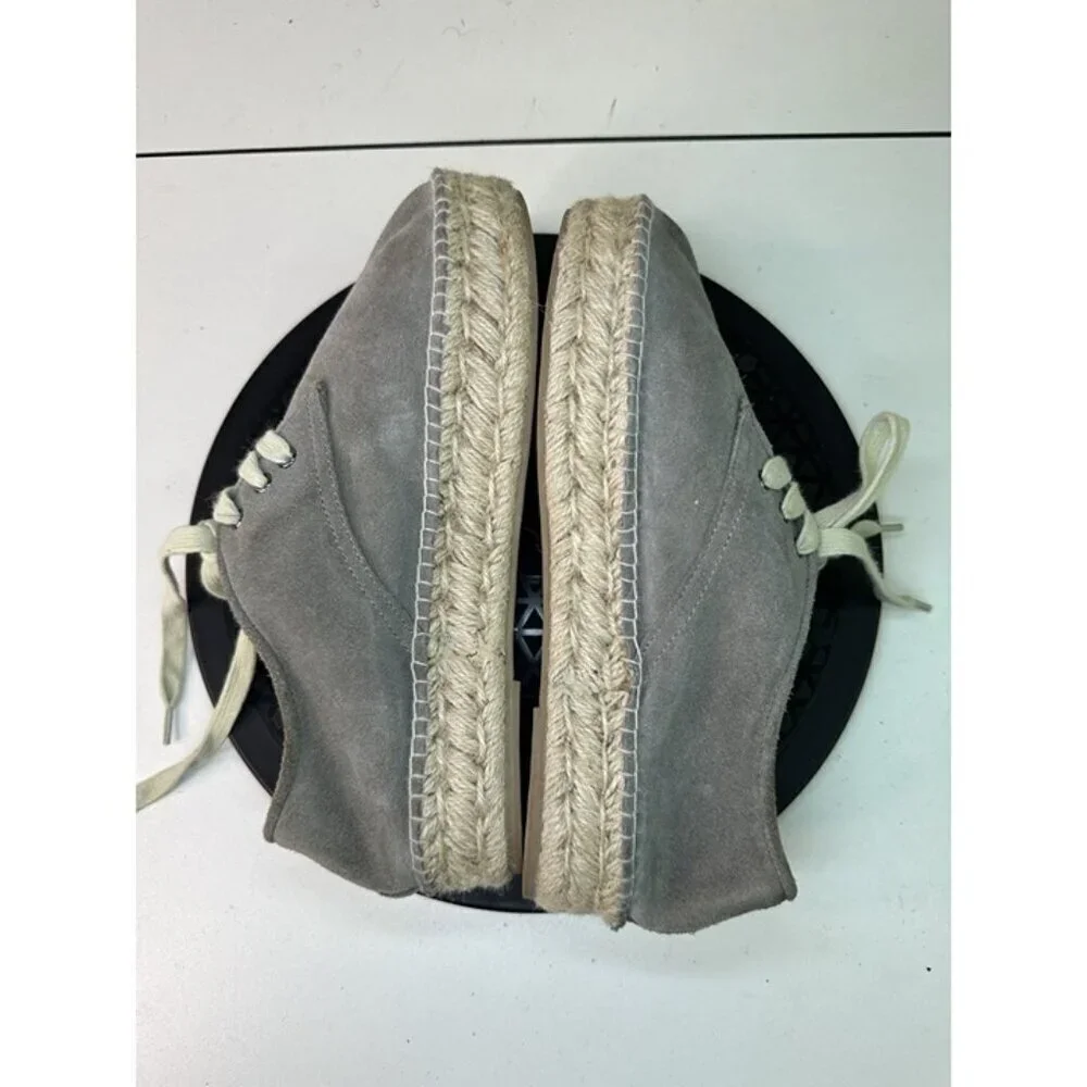 Steven by Steve Madden Tobias Espadrille Sneakers Gray Size 9B